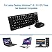 iXCC 2.4GHz Compact Wireless Keyboard and Mouse Combo for Laptop Desktop, Windows 7 / 8 / 10 / XP / VISTA - Black