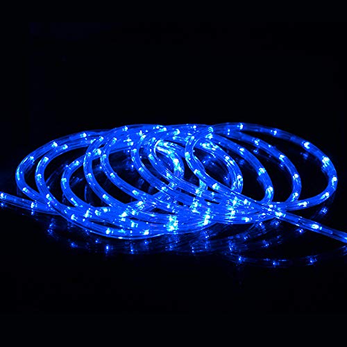 HuiZhen 100 Feet 720 LED Rope Light,2-Wire Waterproof Low Voltage Christmas Rope Lights Outdoor,Indoor Led String Lights Idear for Trees,Bridges,Eaves,Background,Pool,Wedding Use - Thumbnail 2