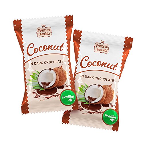 Dark Chocolate Covered Coconut, 6 Oz Bag