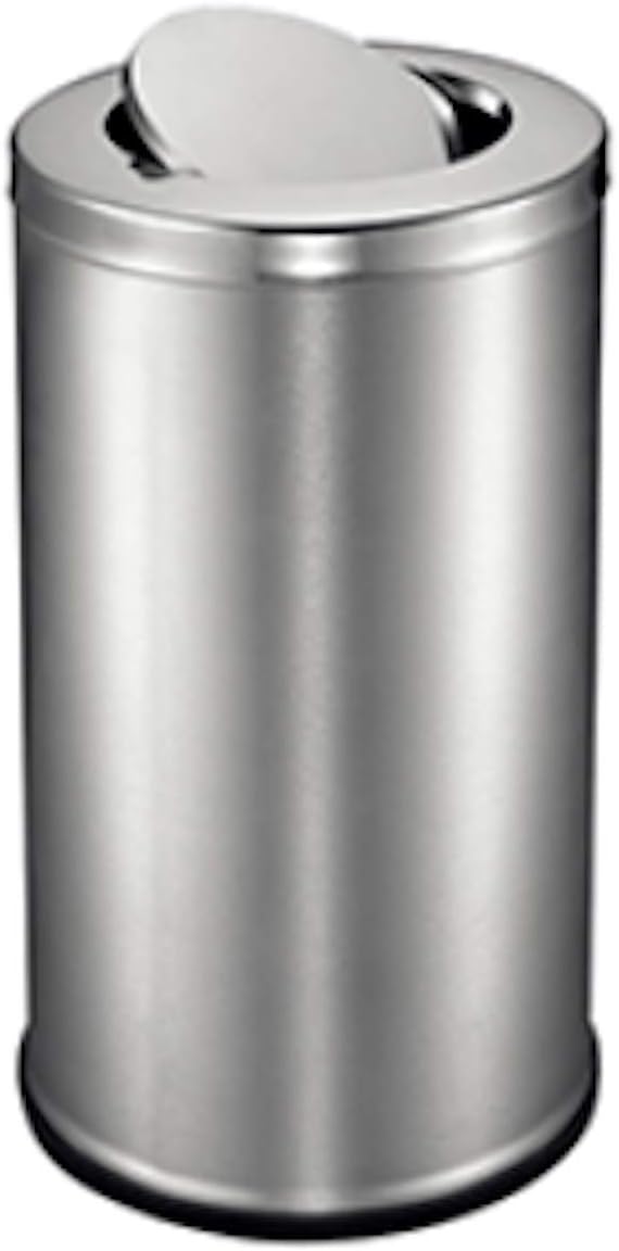 EKO -  Swing lid Stainless steel 56 Liter capacity-SILVER