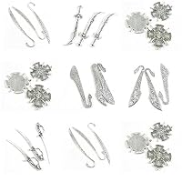 27 Pieces Jewelry Making Charms Sword Cross Shield Broadsword Bookmark Hair Sticks Saber Broad