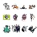 Anime JoJo's Bizarre Adventure Waterproof Laptop Stickers Waterproof Skateboard Snowboard Car Bicycle Luggage Decal 50pcs Pack (JoJo's Bizarre Adventure)