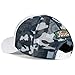ililily Howel's Camouflage Baseball Mesh Cap Distressed Vintage Trucker Hat, White