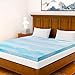 Milemont Mattress Topper King, Gel Memory Foam Mattress Toppers for King Size Bed, 2 Inch, Blue, ss-2