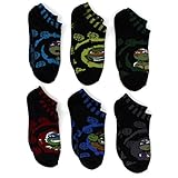 TMNT Teenage Mutant Ninja Turtles Boys 6 pack Socks (Little Kid/Big Kid)