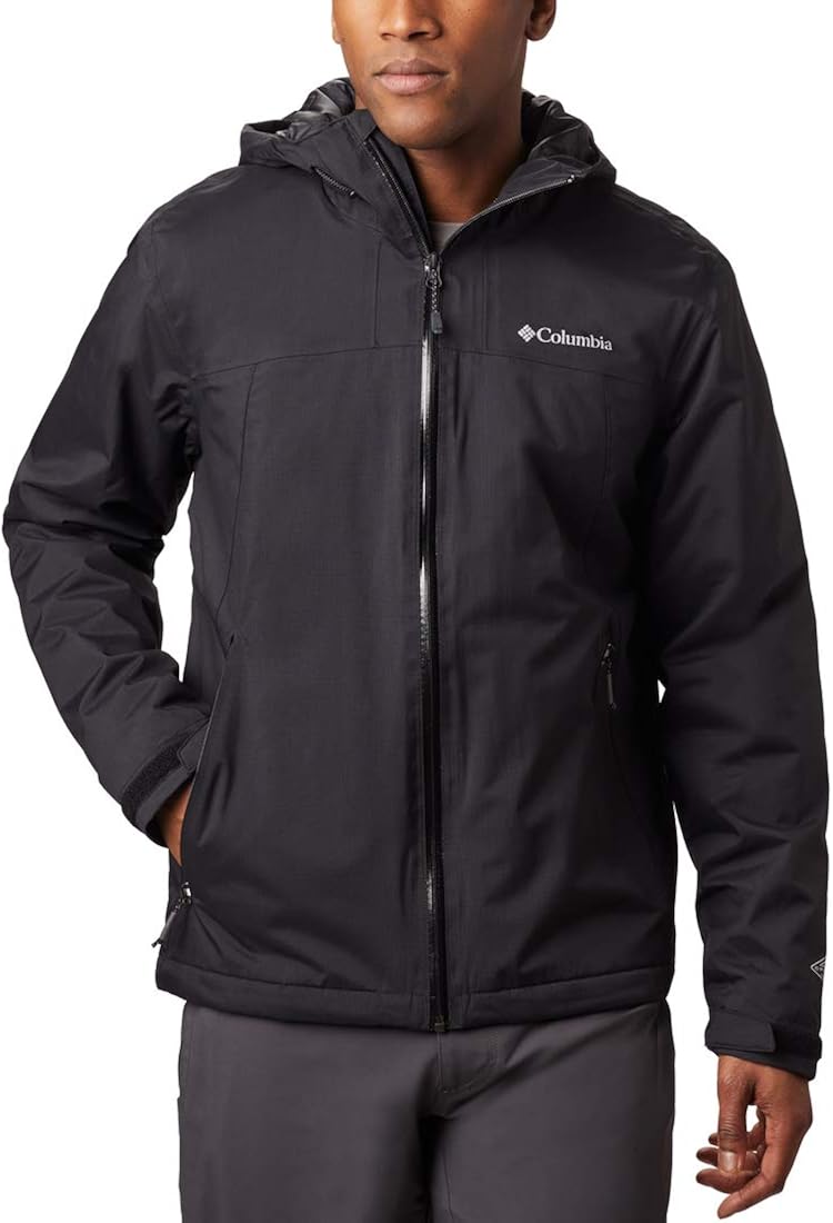 Columbia Men's Top Pine Insulated Rain Jacket, Waterproof