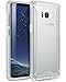 Poetic Affinity Slim Fit Galaxy S8 Case with Anti-Slip Side Grip and Reinforced Corner Protection Bumper for Samsung Galaxy S8 Clear
