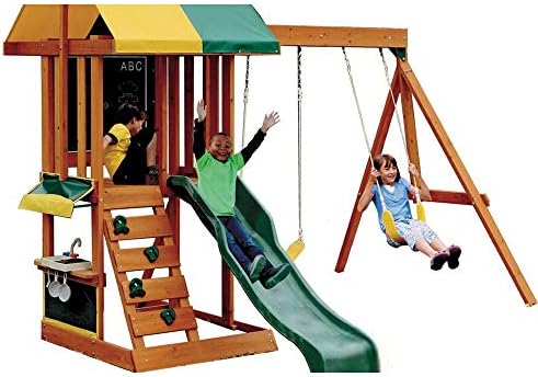 sun bistro swing set by kidkraft