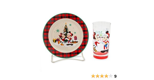 disney holiday plates