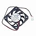 GDSTIME DC 5V 40mm x 40mm x 7mm Thin Small Black Plastic Brushless Cooling Fan