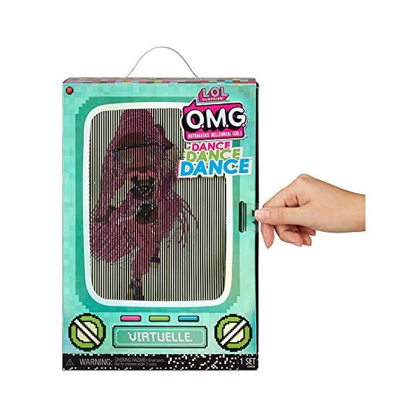 LOL Surprise OMG Dance Dance Dance Virtuelle Fashion Doll with 15 Surprises, Designer Clothes, Magic Blacklight, Fashion…