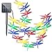 MZD8391 Solar String Lights, 20 LED Dragonfly String Lights, Waterproof Decorative String Lights for Patio, Garden, Gate, Yard, Party, Wedding (Solar Dragonfly Light)