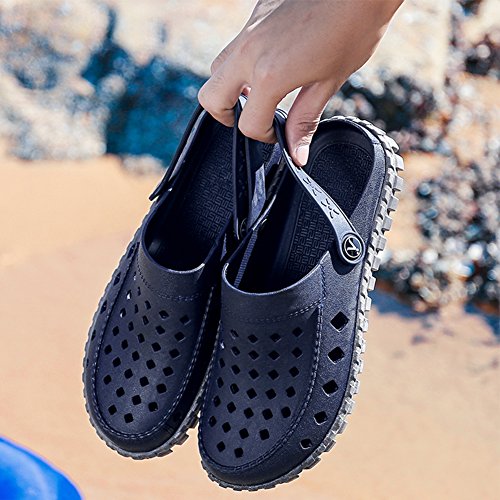 Beister Mens Summer Garden Clogs Mules, Anti-Slip Water Shoes Breathable Sandals Slippers Outdoor, Beach