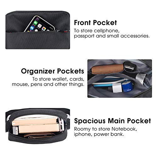 Victoriatourist V5006 Vertical Messenger Bag for iPad-Mini and Tablets Upto 8.1-Inch