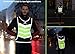 High Visibility Reflective Running Vest | Hi Vis Safety Vest with Pocket and Zipper for Biking, Motorcycle and Dog or Night Walking | Waterproof Neon Vests for Men and Women with 6 Adjustable Straps