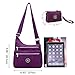 STUOYE Nylon Crossbody Bag for Women with Purse Bag Travel Shoulder handbags Black