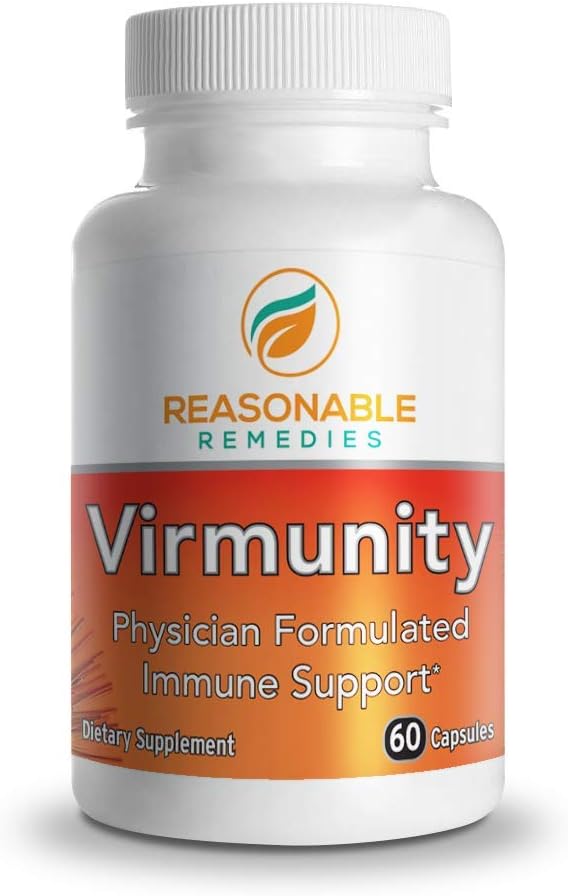 Reasonable Remedies: Virmunity. The Ultimate Cold and flu Supplement 60 Capsules.
