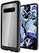 Ghostek Atomic Slim Galaxy S10 Clear Case with Space Metal Bumper Super Heavy Duty Protection Military Grade Shockproof Design and Wireless Charging Compatible for 2019 Galaxy S10 (6.1 Inch) - (Black)