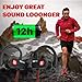 Latest 2020 Bluetooth 5.0 Headphones w/12+ Hours - QCC3003 Chipset - Sport Lightweight Wireless Earphones w/Noise Cancelling Mic - Bass, IPX7 Waterproof in-Ear Earbuds for Gym, Running, Workout