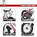 Goplus Freestyle Kids Bike Bicycle 12inch/ 16inch/ 20inch Balance Bike with Training Wheels for Boy's and Girl's (Red, 12-inch)