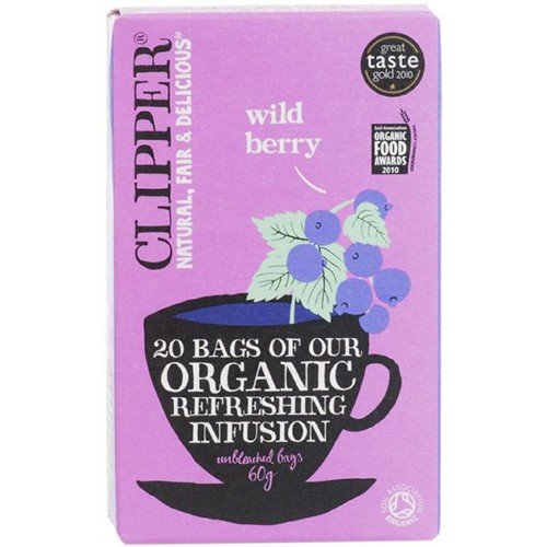 (3 PACK) - Clipper - Organic Wild Berry | 20 Bag | 3 PACK BUNDLE