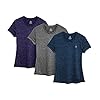 icyZone® Damen Sport T-Shirt Running Fitness Shirts Sportbekleidung Kurzarm Oberteile Shortsleeve Top