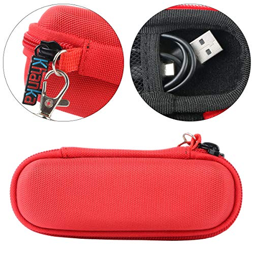 Khanka Eva Hard Travel draagtas case voor Anker PowerCore 5000mAh 5000 externe batterij powerbank. (rood) - Afbeelding 6