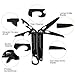SURNORME Multi Knife 10 in 1 Stainless Steel Foldable Pocket Multitool Pliers Multi tool With Sheath for Outdoor Survival Hiking Camping Hunting