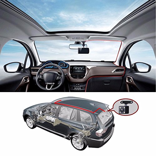 Dash Cam, EIVOTOR 1080P HD Dual Channel Dashboard Cameras Front and Rear, Driving Video Recorder with 4.0'' IPS Screen, Built In G-Sensor, Motion Detection, Loop Recorder - Thumbnail 3