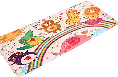 Anti-slip cartoon bathroom Mat, Super Soft Sweat Absorbent Microfiber Mat for Bikram, Ashtanga and Vinyasa Yoga( 16"x24" )-by Germany Seltman