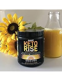 Keto Rise - Polvo exógeno con cafeína - Fórmula de energía de la mañana de la sal BHB...