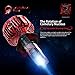 LIGHTENING DARK 10000 Lumens H7 LED Headlight Bulbs,CREE Chips Conversion Kit,6000K Cool White - 360°Adjustable Beam Pattern