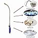 Hydro Jet Car Washer - 27'' Extendable High Pressure Power Washer Wand, Water Hose Attachment Nozzle, Flexible Glass Cleaning Tool with Snow Foam Cannon, Auto Watering Sprayer, Window Washing, 2 Tips