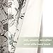 H.VERSAILTEX Blackout Curtains 108 Inch Length 2 Panels Set Floral Print Curtain Drapes for Living Room Thermal Insulated Grommet Window Curtains for Bedroom - Traditional Floral in Sage and Brown