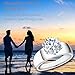 FlameReflection Stainless Steel 4 Carat Round Cubic Zirconia CZ Engagement Women Wedding Solitaire Promise Girls Bands Ring size 10