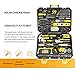 DEKO 168 Piece Tool Set for Auto Repair, General Household with Wrench and Plastic ToolBox
