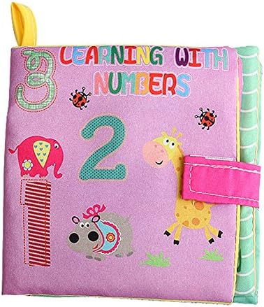 Baby's First Non-Toxic Fabric Book Soft Cloth Book Digital/Number Cognition Set Toys for Kids and Infants,Early Educational Development Toys for Toddlers Children Boys &amp; Girls Christmas Gift
