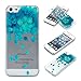 iPhone SE 5S 5 Case Cover-Yoption TPU Handmade Floral Real Pressed Flowers Phone Case Cover for iPhone5/5s/SE Fallen Rose Personalized Dried Floral iPhone5/5s/SE Phone Case