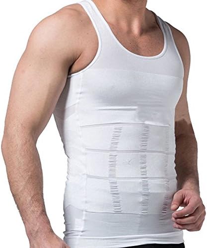 SlimWear Men Slimming Shirt Corset Compression Spandex Undershirt Tank Vest Shaper (X-Large)
