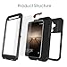 Huawei Mate 9 case,Feitenn Extreme Hybrid Armor case Alloy Aluminum Metal Bumper Gorilla Glass Soft Rubber Military Heavy Duty Shockproof Hard Water resistant Case For Huawei Mate 9 (Black)