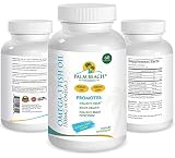 1500mg Omega-3 Fish Oil w/ 800mg EPA & 600mg DHA -Promotes Healthy Heart, Joint & Brain function- Natural Lemon Flavor to Avoid Fish Burps -60 softgels