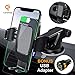 FiGoal Qi Wireless Car Charger Mount Bonus QC 3.0 USB Adapter Auto Clamping 10W 7.5W Fast Charging Air Vent Windshield Dashboard Phone Holder Compatible with iPhone X Xs Max XR 8 Android S8 S9 S10