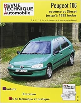 Revue Technique Automobile Peugeot 106 essence et diesel Revue Technique Automobile Peugeot 106 essence et diesel