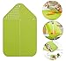 Rinse & Strainer Foldable Cutting Board, Veggies & Fruit Cutting Board, BPA-Free Plastic Multifunctional Cutting Board Mat (Green)