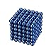 Suiez DIY 3mm 216 Balls Magnetic Ball Magnetic Sculpture Desk Toy for Intelligence Development and Stress Relief (3mm-Blue)