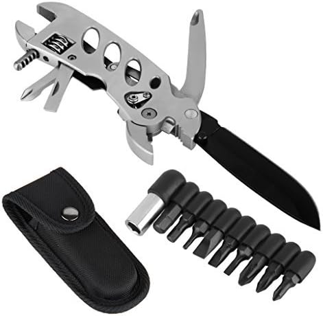 OUTU 7-in-1 Compact Sports Outdoors Multi-function Pocket Tools for Camping Fishing Climbing by OUTU