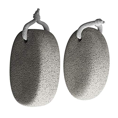 Pumice Stone for Feet (2-Pack) - Premium Callus Remover for Feet and Hands - Pedicure Tools, Exfoliation to Remove Dead Skin - Natural Foot File Scrubber - Thumbnail 7