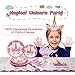 Premium Unicorn Birthday Party Supplies - Serve 16, FDA Approved, Including Plates, Cups, Utensils, Napkins, Table Cover, Banner,Unicorn Headband, Sash