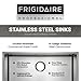 FRIGIDAIRE Undermount Stainless Steel Kitchen Sink, 16 Gauge, Deep Basin, 27