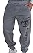XTX Men's Drawstring Drop Crotch Dance Punk Cotton Long Pants